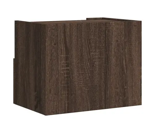 Seinale Kinnitatavad Öökapid 2 Tk, Pruun Tamm, 45X30X35 Cm