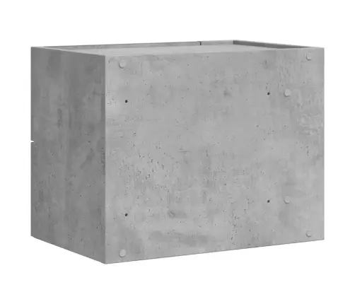 Sienas Naktsskapīši, 2 Gab., Betona Pelēki, 45X30X35 Cm Vidaxl