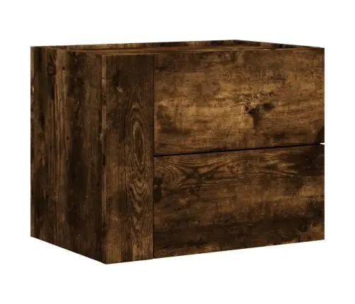 Sienas Naktsskapītis, Ozolkoka Krāsa, 45X30X35 Cm Vidaxl