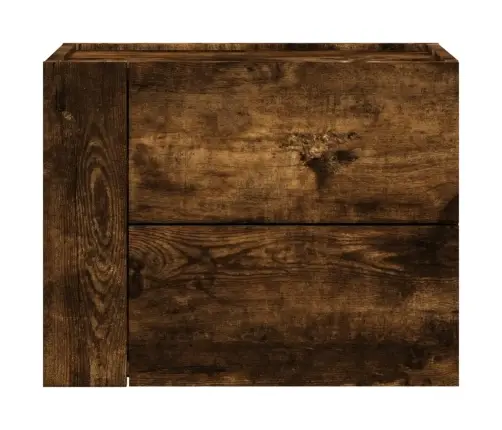 Sienas Naktsskapītis, Ozolkoka Krāsa, 45X30X35 Cm Vidaxl