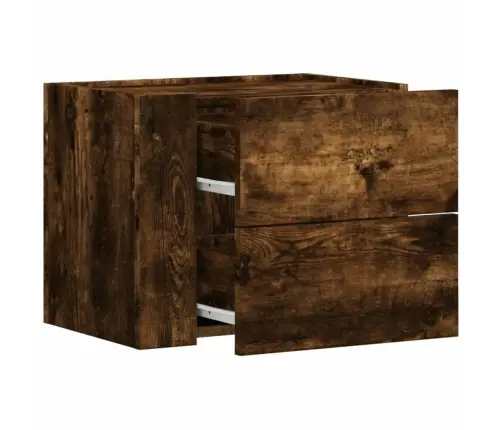 Sienas Naktsskapītis, Ozolkoka Krāsa, 45X30X35 Cm Vidaxl