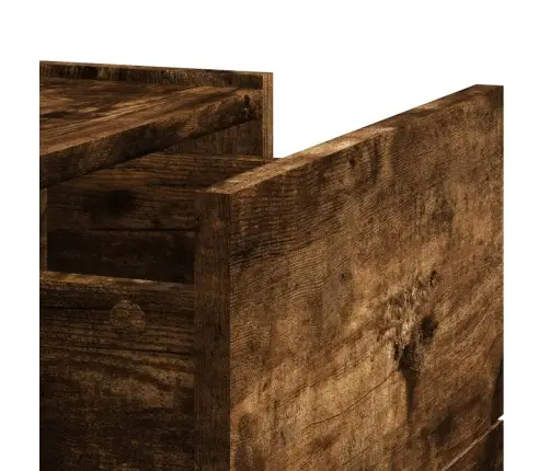 Sienas Naktsskapītis, Ozolkoka Krāsa, 45X30X35 Cm Vidaxl