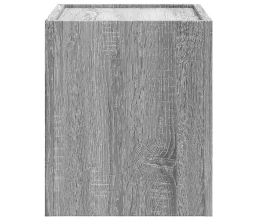 Sieninė Naktinė Spintelė, Pilkos Ąžuolo Spalvos, 45X30X35Cm