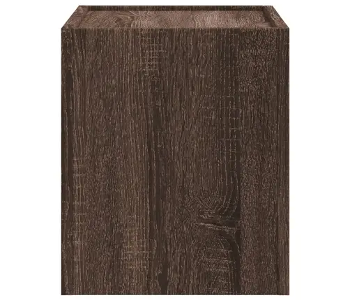 Seinale Kinnitatav Öökapp, Pruun Tamm, 45X30X35 Cm