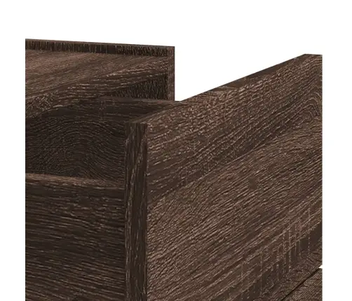 Seinale Kinnitatav Öökapp, Pruun Tamm, 45X30X35 Cm