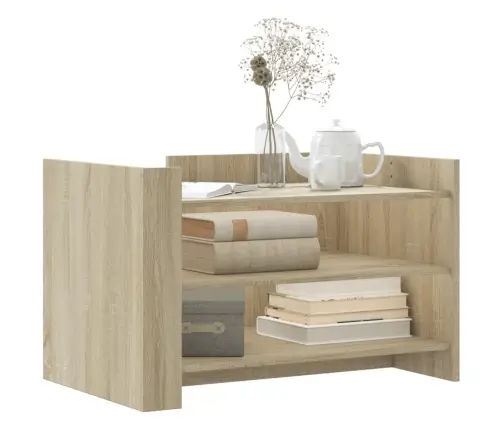 Kafijas Galdiņš, Ozola Krāsa, 80X50X50 Cm, Inženierijas Koks Vidaxl