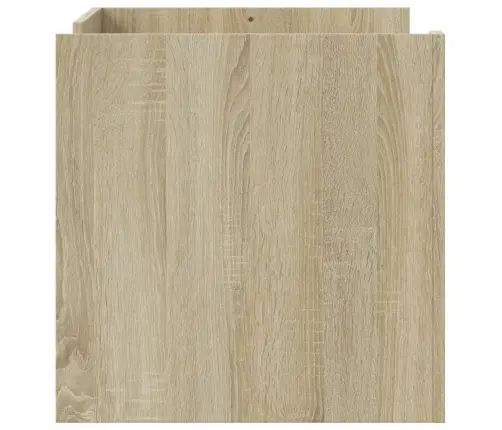 Kafijas Galdiņš, Ozola Krāsa, 80X50X50 Cm, Inženierijas Koks Vidaxl