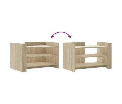 Kafijas Galdiņš, Ozola Krāsa, 80X50X50 Cm, Inženierijas Koks Vidaxl