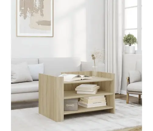 Kafijas Galdiņš, Ozola Krāsa, 80X50X50 Cm, Inženierijas Koks Vidaxl