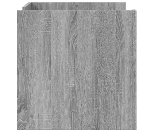 Kavos Staliukas, Pilkas Ąžuolo, 80X50X50cm Apdirbta Mediena