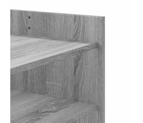 Kavos Staliukas, Pilkas Ąžuolo, 80X50X50cm Apdirbta Mediena