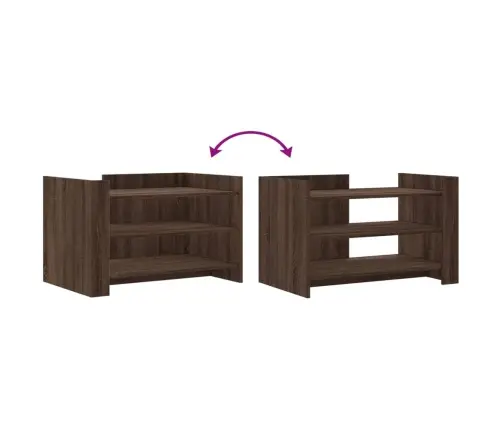 Kohvilaud, Pruun Tamm, 80X50X50 cm Tehispuit