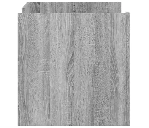 Kavos Staliukas, Pilkas Ąžuolo, 80X50X50cm Apdirbta Mediena