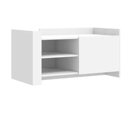 Kavos Staliukas, Baltos Spalvos, 100X50X50cm Apdirbta Mediena