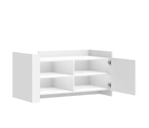 Kavos Staliukas, Baltos Spalvos, 100X50X50cm Apdirbta Mediena