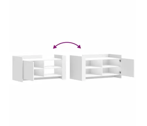 Kavos Staliukas, Baltos Spalvos, 100X50X50cm Apdirbta Mediena