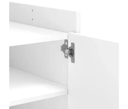 Kavos Staliukas, Baltos Spalvos, 100X50X50cm Apdirbta Mediena