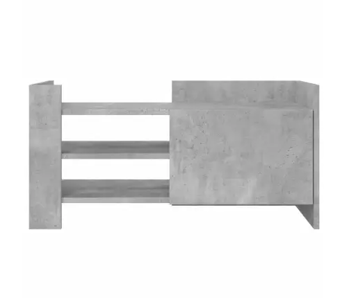 Tv Skapītis, Betona Pelēks, 80X35X40 Cm, Inženierijas Koks Vidaxl