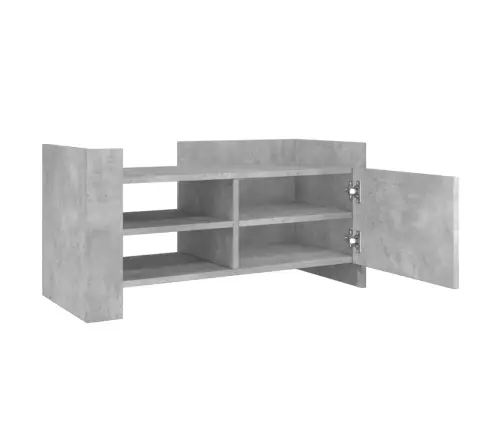 Tv Skapītis, Betona Pelēks, 80X35X40 Cm, Inženierijas Koks Vidaxl