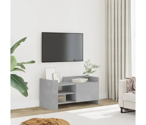 Tv Skapītis, Betona Pelēks, 80X35X40 Cm, Inženierijas Koks Vidaxl