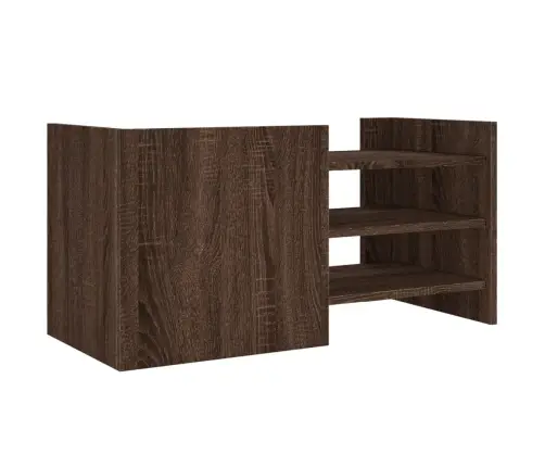 Tv Skapītis, Brūna Ozolkoka, 80X35X40 Cm, Inženierijas Koks Vidaxl