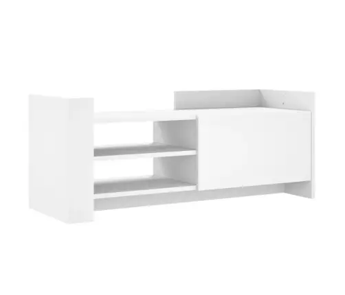 Tv Skapītis, Balts, 100X35X40 Cm, Inženierijas Koks Vidaxl