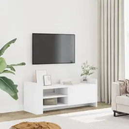 Tv Skapītis, Balts, 100X35X40 Cm, Inženierijas Koks Vidaxl