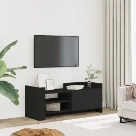 Tv Skapītis, Melns, 100X35X40 Cm, Inženierijas Koks Vidaxl