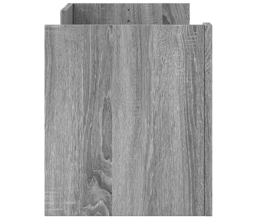 Televizoriaus Spintelė, Pilka Ąžuolo, 100X35X40cm Mediena