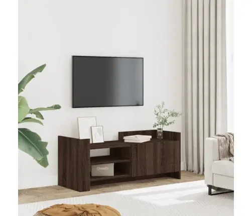 Televizoriaus Spintelė, Ruda Ąžuolo, 100X35X40cm Mediena