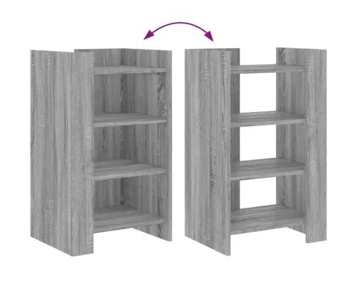 Šoninė Spintelė, Pilka Ąžuolo, 45X35X75cm Apdirbta Mediena