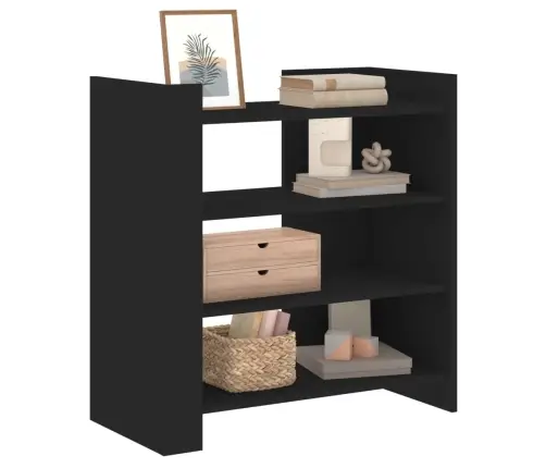 Šoninė Spintelė, Juoda, 73,5X35X75cm Apdirbta Mediena