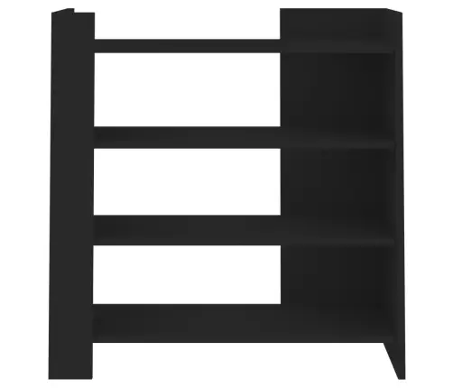 Šoninė Spintelė, Juoda, 73,5X35X75cm Apdirbta Mediena