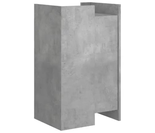 Puhvetkapp, Betoonhall, 45X35X75 cm Tehispuit