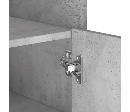 Puhvetkapp, Betoonhall, 45X35X75 cm Tehispuit