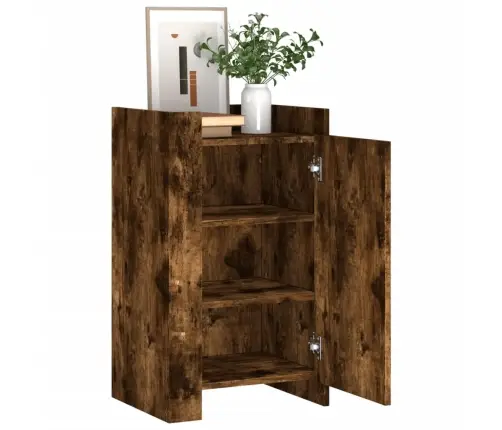 Šoninė Spintelė, Dūminio Ąžuolo, 45X35X75cm Apdirbta Mediena