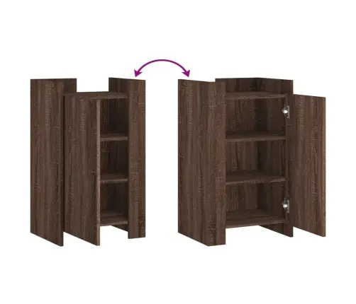 Šoninė Spintelė, Ruda Ąžuolo, 45X35X75cm Apdirbta Mediena