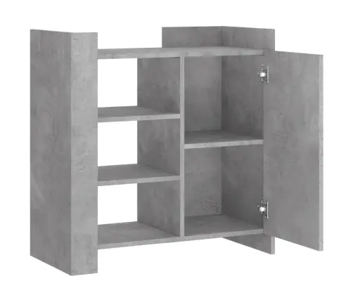 Šoninė Spintelė, Betono Pilka, 73,5X35X75cm Apdirbta Mediena