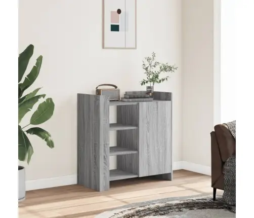 Kumode, Pelēka Ozolkoka, 73,5X35X75 Cm, Inženierijas Koks Vidaxl Kumode, Pelēka Ozolkoka, 73,5X35X75 Cm, Inženierijas Koks Vidaxl