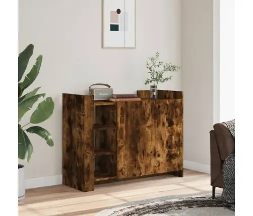 Puhvetkapp, Suitsutatud Tamm, 100 X 35 X 75 cm Tehispuit