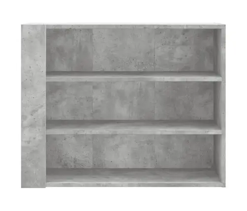 Sienas Skapītis, Betona Pelēks, 75X35X60 Cm, Inženierijas Koks Vidaxl