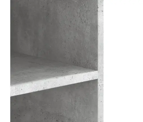 Sienas Skapītis, Betona Pelēks, 75X35X60 Cm, Inženierijas Koks Vidaxl