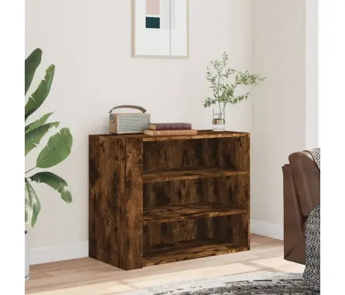 Sieninė Spintelė, Dūminio Ąžuolo, 75X35X60cm Apdirbta Mediena