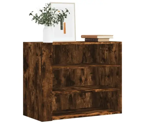 Sieninė Spintelė, Dūminio Ąžuolo, 75X35X60cm Apdirbta Mediena