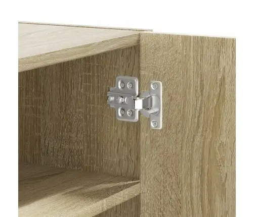 Sienas Skapītis, Ozolkoka, 75X35X60 Cm, Inženierijas Koks Vidaxl