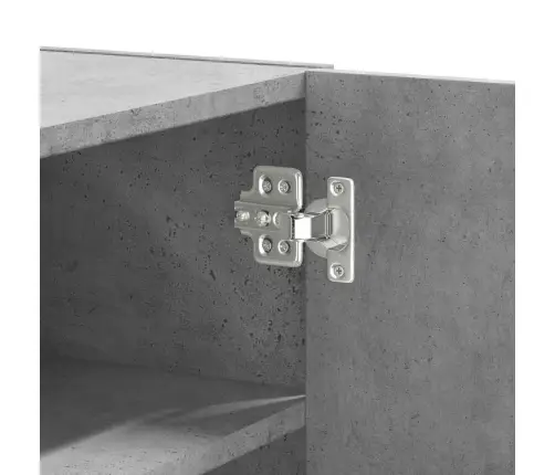 Sieninė Spintelė, Betono Pilka, 75X35X60cm Apdirbta Mediena