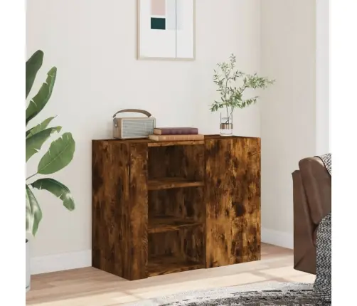 Seinakapp, Suitsutatud Tamm, 75 X 35 X 60 cm Tehispuit