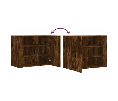 Seinakapp, Suitsutatud Tamm, 75 X 35 X 60 cm Tehispuit