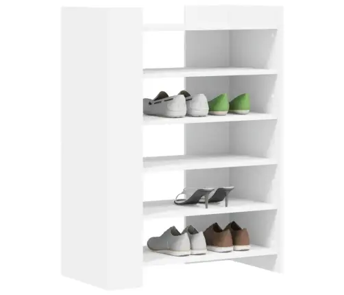 Apavu Skapītis, Balts, 74,5X37,5X100 Cm, Inženierijas Koks Vidaxl