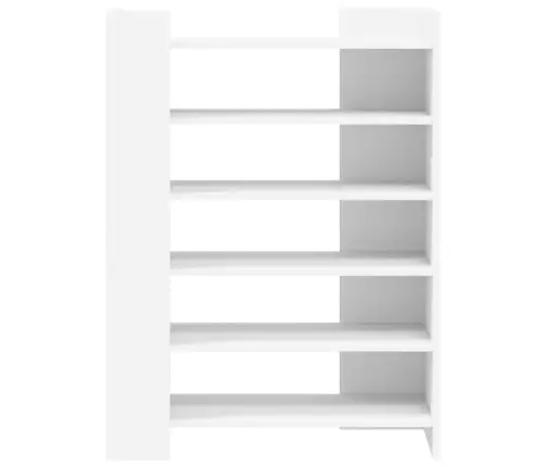 Apavu Skapītis, Balts, 74,5X37,5X100 Cm, Inženierijas Koks Vidaxl